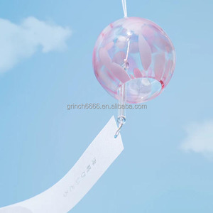 Coloré verre carillons éoliens cloche japonais Edo Furin anniversaire décor à la maison japonais décoratif pendentif cloches - Product Image 5