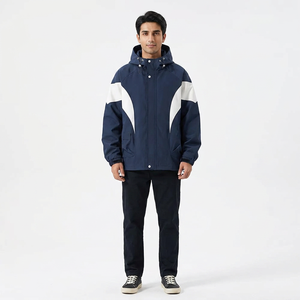 Custom Design Best Best Choice Adjustable <b>Men's</b> Breathable Windbreaker Zipper <b>Jacket</b> <b>Long</b> Sleeved Windbreaker <b>Jacket</b> for <b>Men</b> - Product Image 1