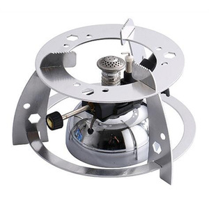 Portable Gas <b>Stove</b> Butane Fuel Metal One Piece Manual Ignition Camping Outdoor Cooking - Product Image 3