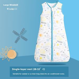 <span class=keywords><strong>Sac</strong></span> <span class=keywords><strong>de</strong></span> <span class=keywords><strong>couchage</strong></span> surdimensionné pour nouveau-né 100% pur coton <span class=keywords><strong>de</strong></span> classe A personnalisé pour l'été - Product Image 4