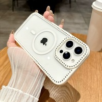 Coque de téléphone portable personnalisable antichoc en silicone imitation macaron avec support magnétique et motif animal