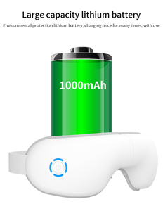 Massageador de Olhos Elétrico Inteligente com Vibração Musical Visível, Certificado CE ROHS, Novo Design 2024, OEM, Aquecimento, Bateria de 1000mAh - Product Image 5