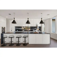 Meubles de cuisine aux designs modernes, conception 3D pour armoires de cuisine