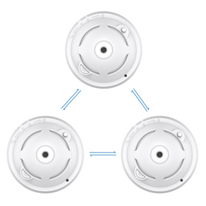 En14604 không dây liên kết với nhau 868 Cháy Khói Detector thương mại báo động khói để sử dụng nhà - Product Image 1