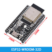 Carte Noyau ESP32-DevKitC CP2102, Carte de Développement ESP32 ESP32-WROOM-32D ESP32-WROOM-32U WIFI+ IoT NodeMCU-32