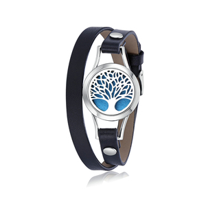 <span class=keywords><strong>Bracelet</strong></span> diffuseur d'huiles essentielles arbre de vie pour hommes et femmes, médaillon d'aromathérapie, nouvelle collection - Product Image 2