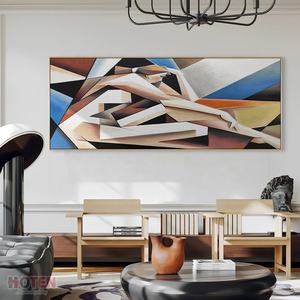 Peinture à l'Huile 100% Réelle Peinte à la Main, Abstraite Moderne, <span class=keywords><strong>Portrait</strong></span> de <span class=keywords><strong>Femme</strong></span> <span class=keywords><strong>Nue</strong></span>, Fille, pour Décoration Murale de Maison sur Toile - Product Image 3