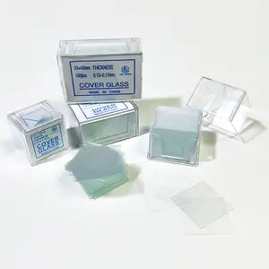 Laboratoire jetable toutes les tailles disponibles 18x18mm 20x20mm 24x24mm verre de couverture de microscope