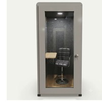 Pod de bureau moderne individuel Wee Pod, exportateur indien, avec panneaux acoustiques écologiques de qualité supérieure et éclairage LED pour réunions et appels téléphoniques