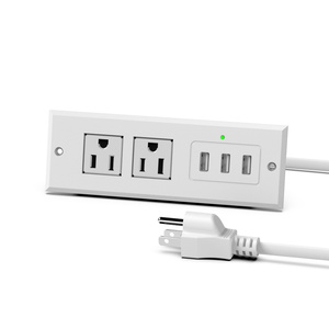 2.4m 6/7/8 hat Svip kablo Multitap güç şeridi AC çıkışı elektrik soketi akıllı USB ev ofis dalgalanma koruyucusu ağ filtresi - Product Image 3