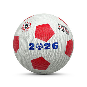 Ballon de football <span class=keywords><strong>en</strong></span> caoutchouc QiQiang 2026 pour matchs et entraînements scolaires <span class=keywords><strong>en</strong></span> intérieur et <span class=keywords><strong>en</strong></span> extérieur, personnalisable - Product Image 1