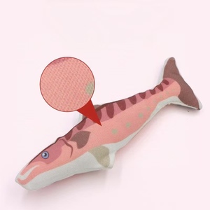 Juguetes para gatos con forma de pez de lona caliente, juguetes para masticar para aliviar el aburrimiento, hierba gatera, juguetes interactivos para gatos resistentes al desgaste, suministros para mascotas - Product Image 5