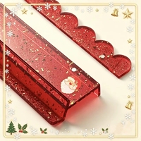 Règle magnétique pour tuiles de Mahjong, édition limitée Noël, Râteau de poussée pour Mahjong américain, Accessoires de jeu