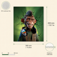 Más de 200 Diseños en Stock, Nuevas Imágenes con Efecto 3D, Impresiones Lenticulares 3D de Plástico Ecológico, Pósters de Anime para Decoración