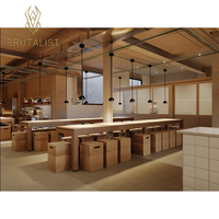 Comptoir de Dessert de Restaurant Moderne Design LED Éclairage pour Gâteau Café Présentoir Alimentaire pour Décoration de Magasin