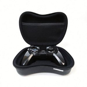 เคสใส่คอนโทรลเลอร์เกมหนังสีดำ EVA วัสดุทนไฟ กันน้ำ เคสเก็บของ PU สำหรับ PS4 PS6 - Product Image 1