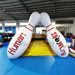 Juegos de bolos con bolas inflables gigantes para niños, para diversión familiar al aire libre, juegos inflables. - Product Image 6