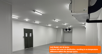 Verdunstungsluftkühler mit 2 Externen Axialventilatoren für -18°C Kühlraum-Kühlsystem von Spezialhersteller