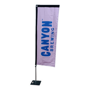 Наружная реклама, рекламные двухсторонние прямоугольные флажки в форме буквы L - Product Image 1