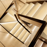 Matériaux de construction Foshan Fashion 470x1200mm Carrelage décoratif pour escalier en grès cérame poli moderne antidérapant gris brique