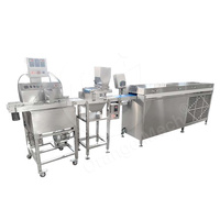 ORME Chocolat Degré Entièrement Automatique Tunnel Enrobe Moule Chocolat Revêtement et Refroidissement Machine