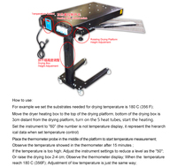 Machine de sérigraphie à prix abordable, sèche-sol mobile