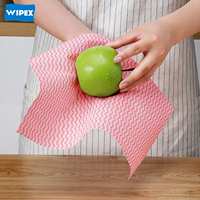 Chiffon de nettoyage multi-usages du marché brésilien 600 pièces Pano Multiuso 300M rouleau Spunlace chiffon de nettoyage en tissu Non tissé