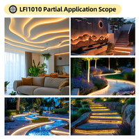 Bande LED flexible découpable LFI1010-1 SMD2835, néons pour plafonds intérieurs, vitrines, meubles et escaliers