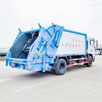 Dong Feng Fahrgestell 4X2 Automatischer Diesel-Müllverdichter-LKW 15m3 10cbm Abfallentsorgung