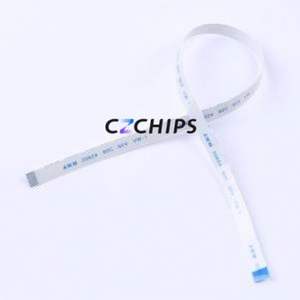 FC-0.5A-10P-250mm FFC Cable (Flexible Flat Cable) P=0.5mm Connector 10P 0.5mm 0.3mm Reverse - Product Image 1