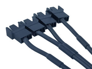 1-zu-4-Lüfter-Leistungsteilerkabel 5521 DC/4-poliger Adapter mit stabilem 12-V-Ausgang für mehrere 3-polige/4-polige PC-Gehäuse lüfter - Product Image 6