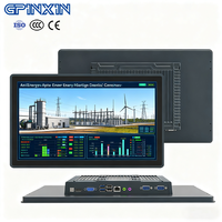 Monitor LCD Industrial de 10~15~27 Pulgadas para Embarcaciones Marinas, Pantalla Impermeable de Alto Brillo para Exteriores con Cristal AG+