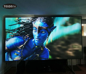 Pantalla de Proyección <span class=keywords><strong>Telon</strong></span> de 150 Pulgadas 4K PET Crystal-SBSP ALR Gris Oscuro con Carcasa de Aluminio y Montaje en Pared/Techo para Cine en Casa - Product Image 5