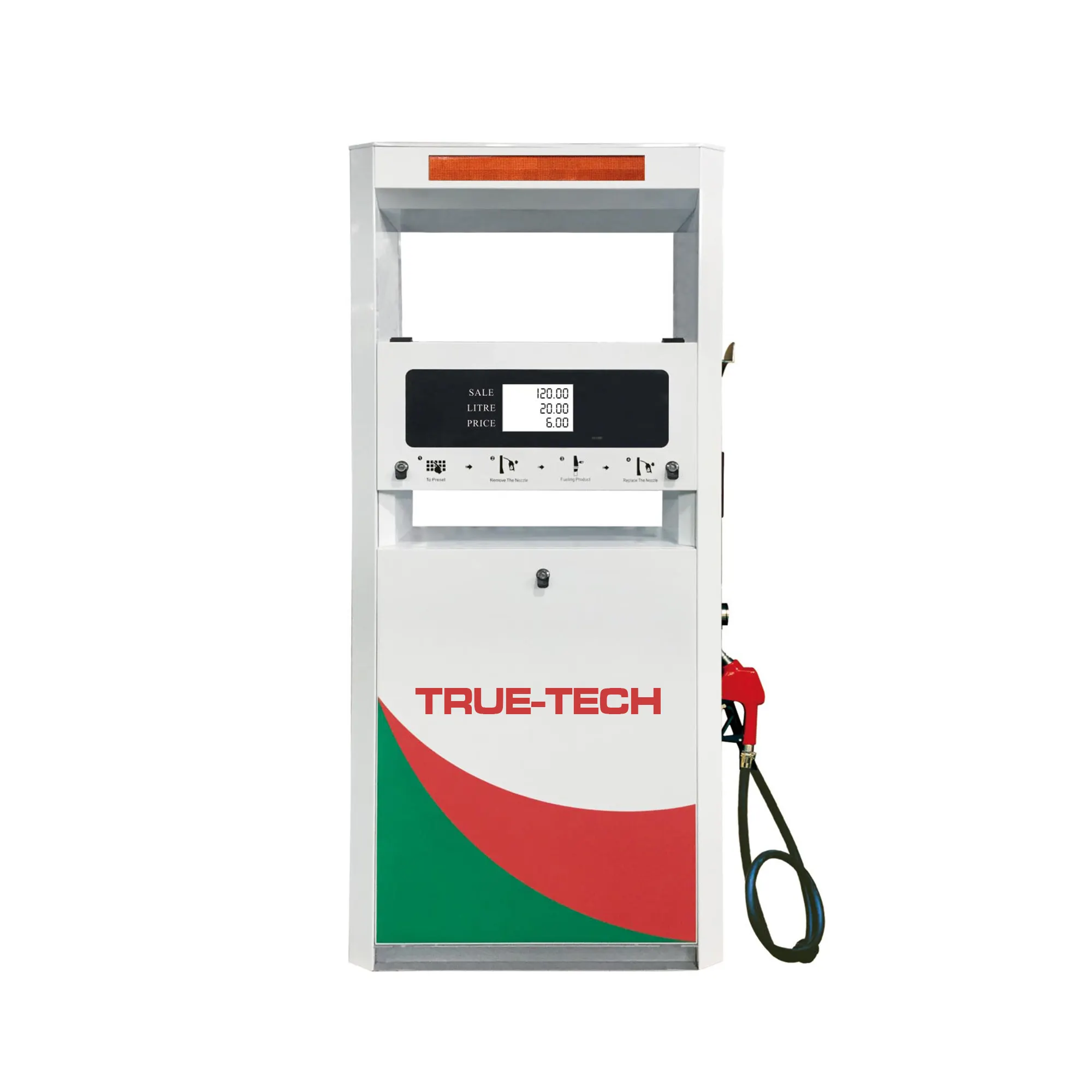 Dispensador de combustível diesel, máquina de dispensador de gasolina para estação de gasolina giratória