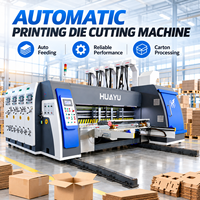 Machine de découpe automatique industrielle, équipement d'impression et de rainurage pour ligne de production de cartons ondulés