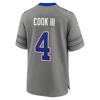 En stock 2026 Maillot brodé Buffalo pour homme 0 # Coleman 4 # cook lll 10 # Shakir 7 # allen 86 # Maillot à manches courtes cousu Kincaid