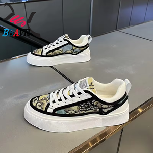 Chaussures pour hommes, sport et décontractées, en toile imprimée respirante, nouveautés de l'été - Product Image 2