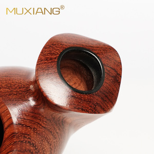 Muxiang Wooden Smoking Pipe Bent Type Rosewood Solid Wood Tobacco Pipe - Product Image 2