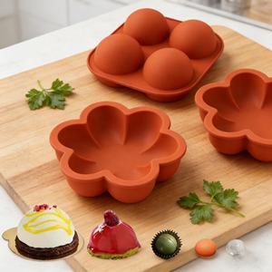 Molde de Silicona para Decoración de Pasteles en Forma de Media Esfera 3D, Molde para Pastel de Mousse Semicircular - Product Image 4