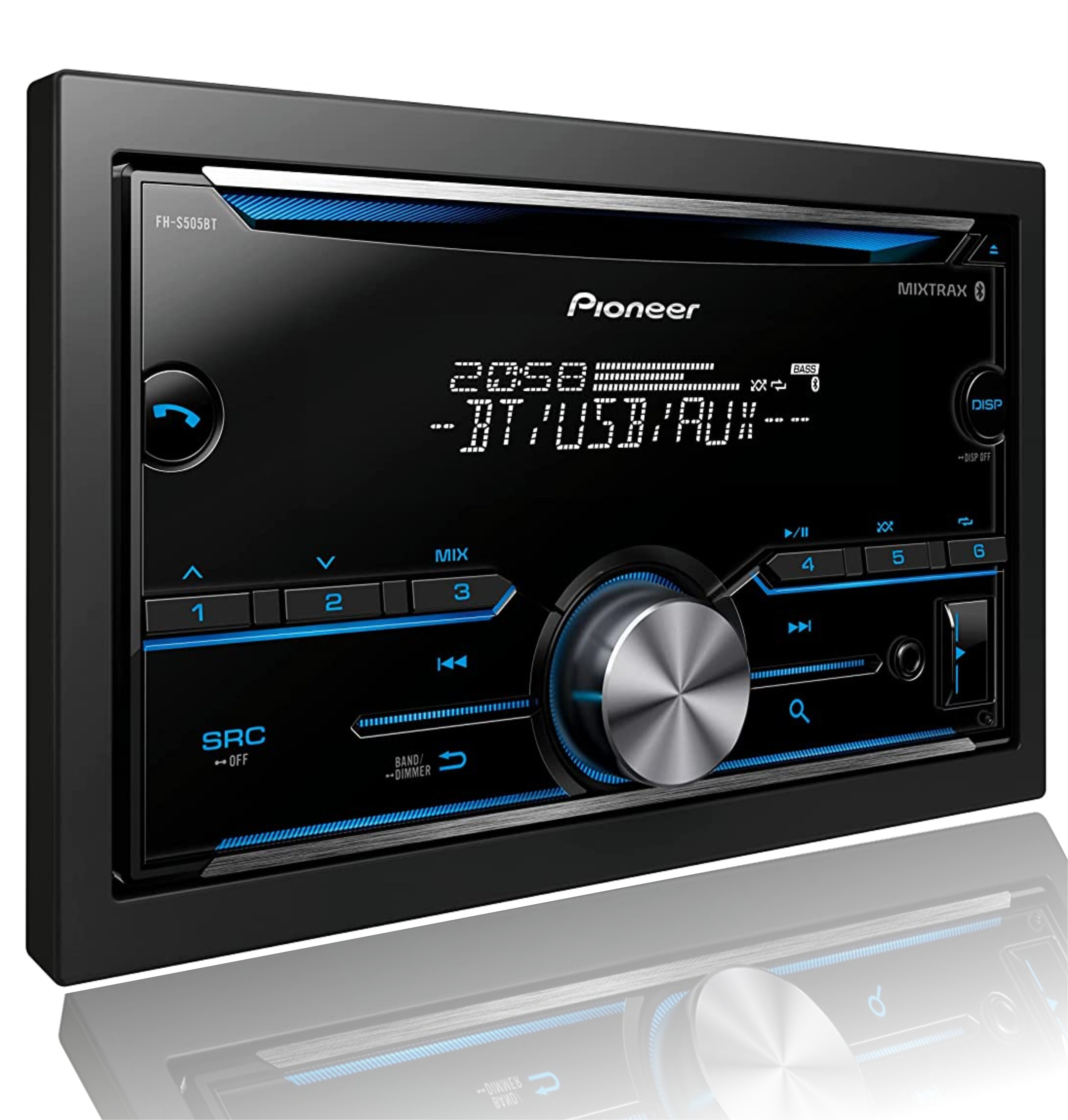 JVCDJ-receptor de Radio FM para coche, reproductor KW-R940BTS con Bluetooth, Mp3, USB, doble Din