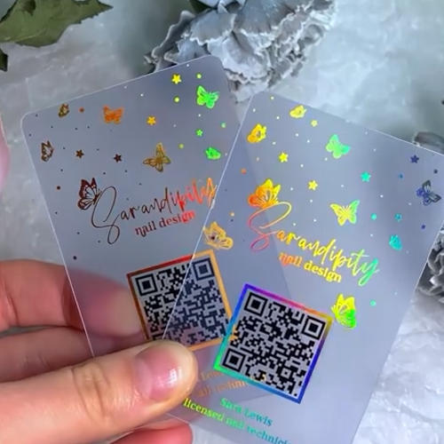 Custom Plastic Cards Digital QR Code NFC RFID Scratch VIP Membership Credit Loyalty PVC Thank You Gift Cards for Small Business
