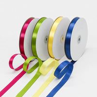 Ruban de satin uni simple face de 1,5 cm (5/8 po) de large, 100 yards, vente en gros