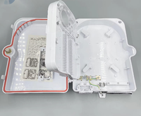 Kotak Terminasi Serat Optik 24-Core Tahan Air IP65 FTTH Distribusi Kabel Optik POE 4G 3G GSM Komunikasi WIFI