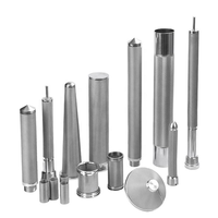 Tabung Filter Berlubang Lapis Ganda Sintered Ss304 316L 1 5 10 25 50 100 200 300 Mikron yang Dapat Disesuaikan untuk Filtrasi Air dan Minyak