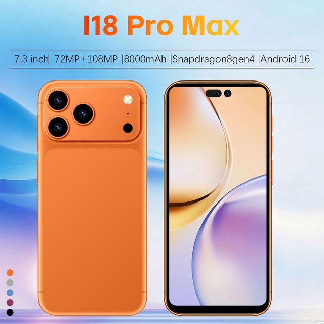 2026 Us Version Phone18ProMax Unlocked Phone18 ProMax Cosmic Orange 256GB/512GB/1TB 6.9 Inch Cellphone