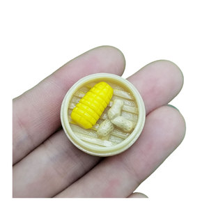 100 pièces de nourriture miniature pour poupées : nourriture chinoise, maïs vapeur, œufs, pattes de poulet – Ensemble de jeu pour maison de poupée, jouets de cuisine pour maison de poupée - Product Image 5