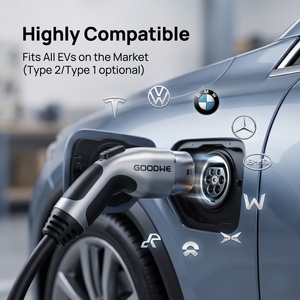 Chargeur universel GoodWe série HCA pour véhicules électriques Type 2 Type 1 GBT 7kW 11kW 22kW Station de recharge intelligente avec stockage solaire Global - Product Image 1