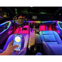 Kit d'éclairage d'ambiance universel 22-en-1 Symphony LED pour intérieur de voiture, 256 couleurs, bande décorative d'ambiance, accessoires