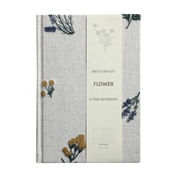 Cuaderno de Tapa Dura A5 Personalizado al por Mayor, con Cubierta de Tela Bordada, Diario para Estudiantes con Páginas Interiores Personalizables