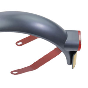 Soporte de Guardabarros Metálico 8.5/10 para Xiaomi M365 1S Essential Pro2 Negro/Rojo S00107 - Product Image 6